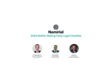 EUDI Wallet: Relying Party Legal Checklist – Grabación